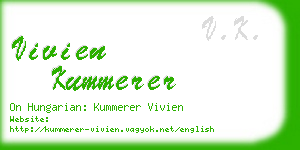 vivien kummerer business card